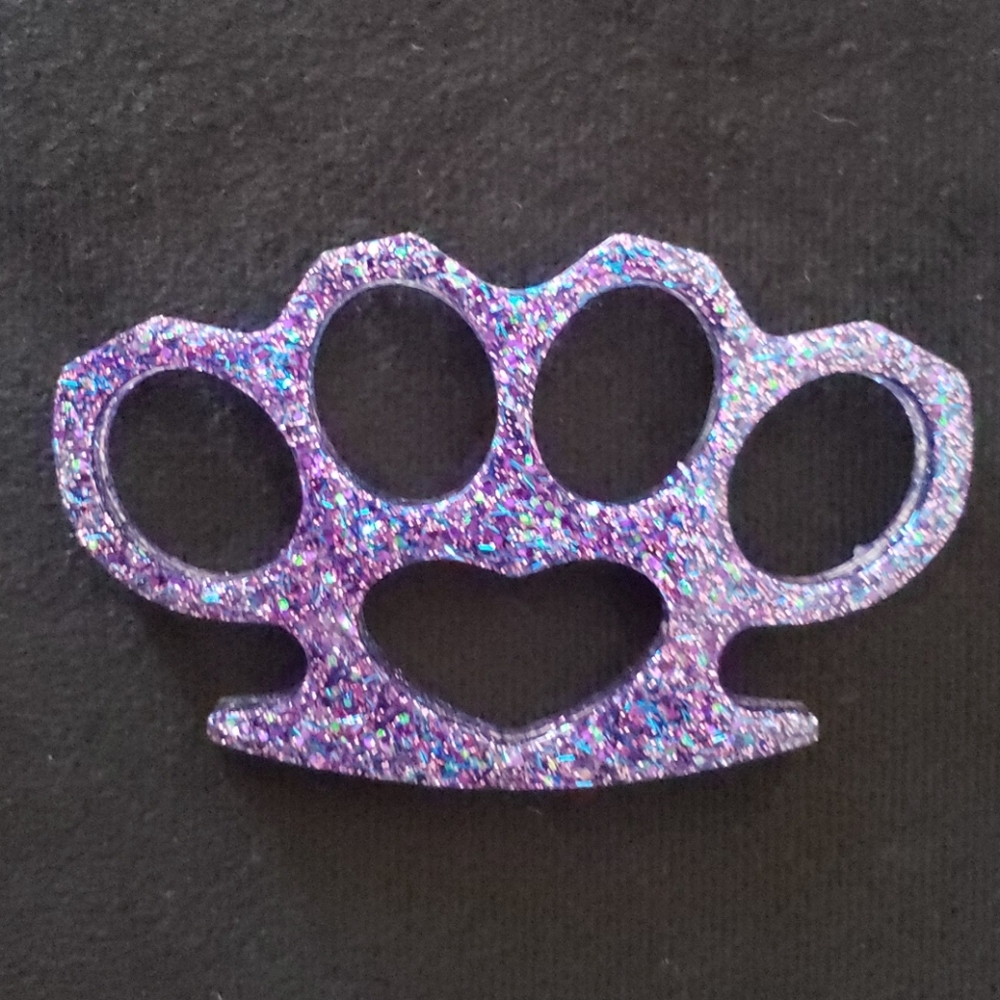 Galaxy Glitter Self DefenseHeart Knuckles